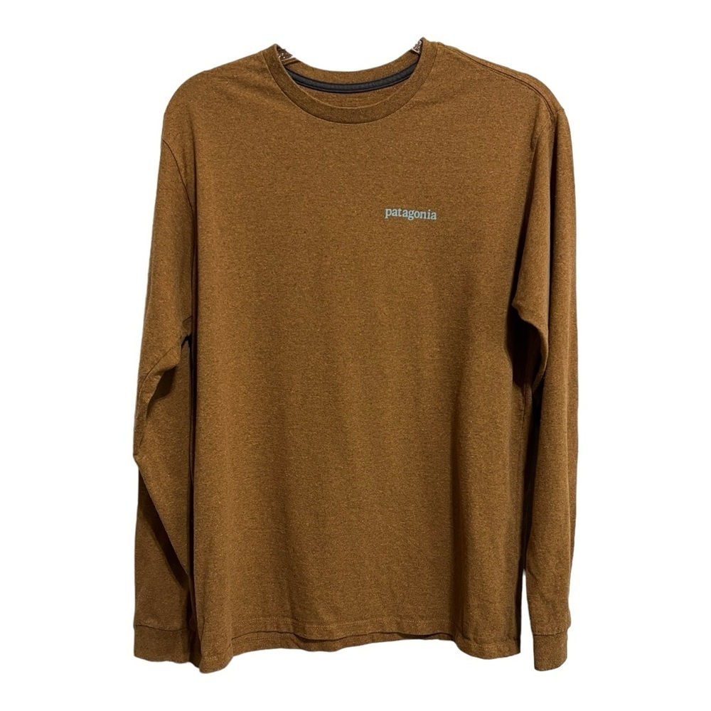 Patagonia Long Sleeve Line Logo Ridge Responsibili-Tee Size S